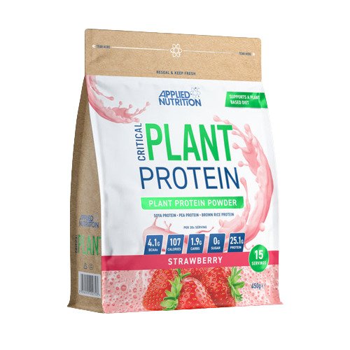 Applied Nutrition - Critical Plant Protein, Strawberry - 450g