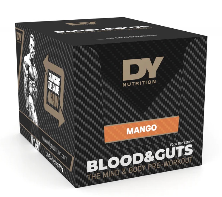 Dorian Yates - Blod og Guts Poser Mango 20 x 19g