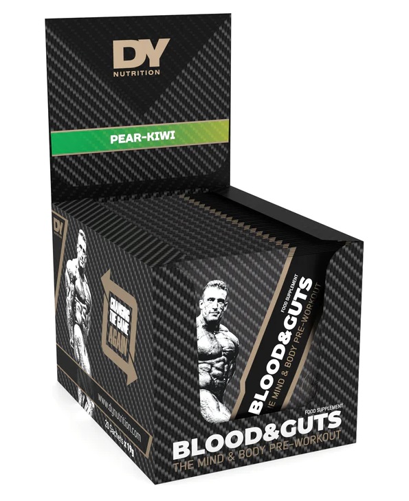 Dorian Yates - Blod og Guts Pære-Kiwi 20 x 19g