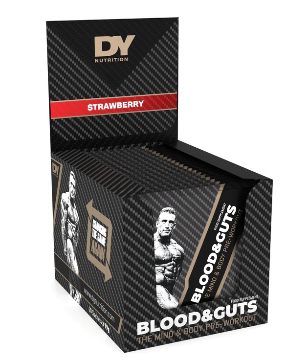 Dorian Yates - Blood and Guts poser, Jordbær - 20 x 19g