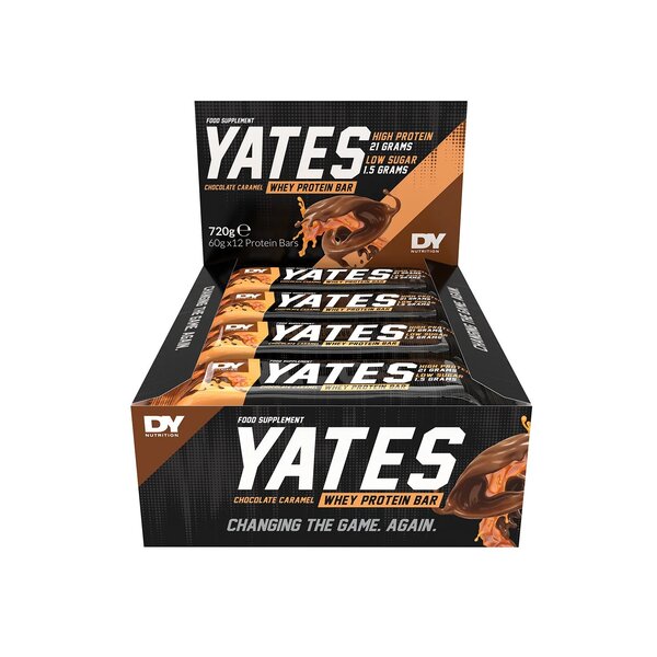 Dorian Yates - Proteinbar, Chokolade Karamel 12 x 60g