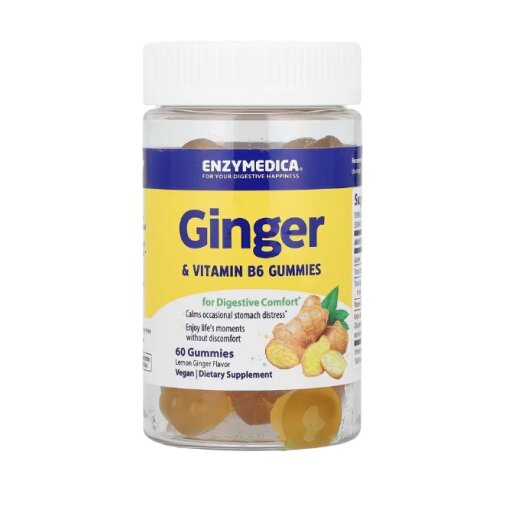Enzymedica - Ginger & Vitamin B6 Gummies