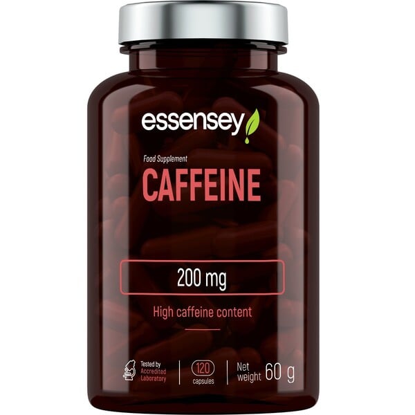 Essensey - Koffein 200 mg - 120 kapsler
