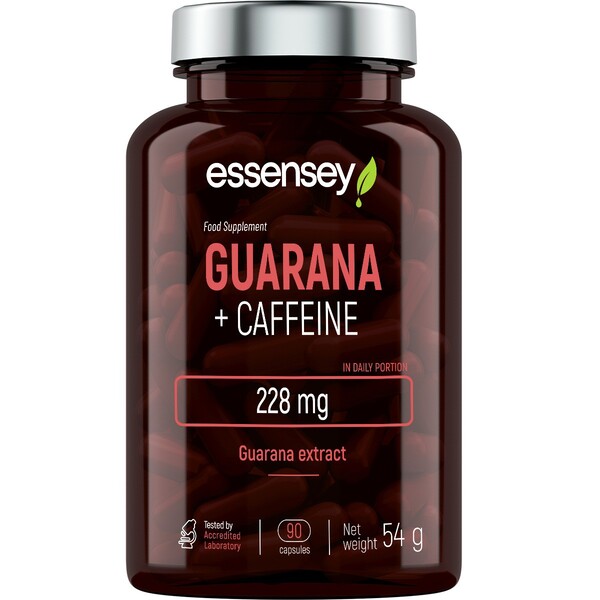 Essensey - Guarana + Koffein 90 kapsler
