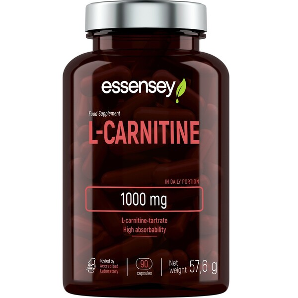 Essensey - L-Carnitine 1000 mg, 90 kapsler