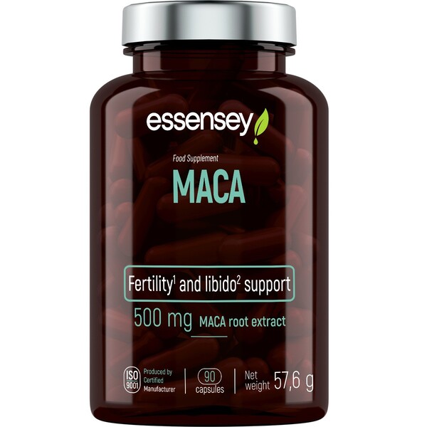 Essensey - Maca 500 mg, 90 kapsler