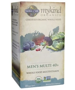 Garden of Life - Mykind Organics Men's Multi 40+ - 120 vegan tablets