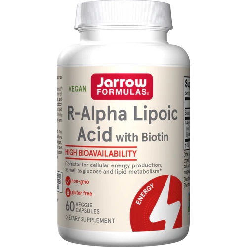 Jarrow Formulas - R-Alpha Lipoic Acid with Biotin - 60 vcaps