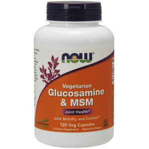 NOW Foods - Glucosamine & MSM Vegetarian - 120 vcaps