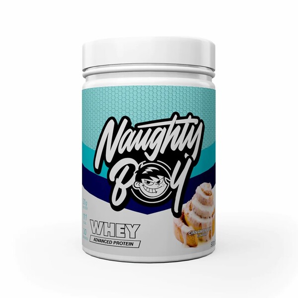 Naughty Boy - Advanced Whey, Cinnamon Bun - 900g