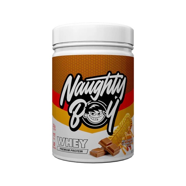 Naughty Boy - Advanced Whey, Milk Chocolate Caramel Biscuit - 900g