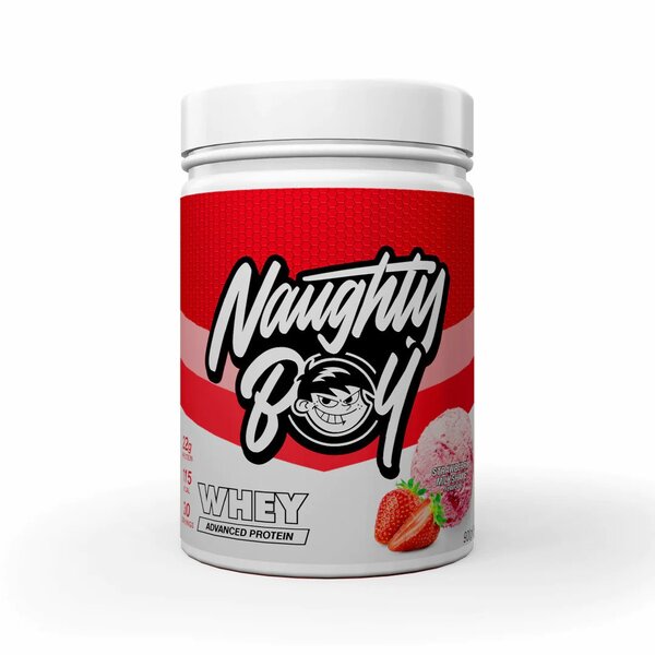 Naughty Boy - Advanced Whey, Strawberry Milkshake - 900g