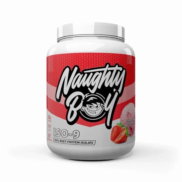 Naughty Boy - Iso-9 Strawberry Milkshake 2010g
