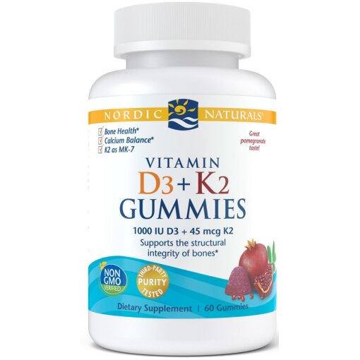 Nordic Naturals - Vitamin D3+K2 Gummies