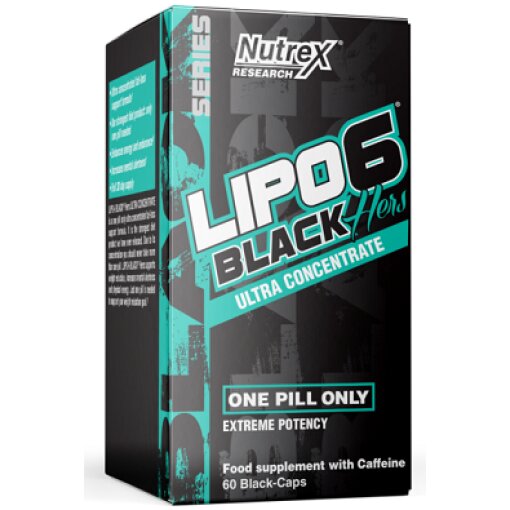 Nutrex - Lipo-6 Black Hers Ultra Concentrate with Caffeine - 60 caps
