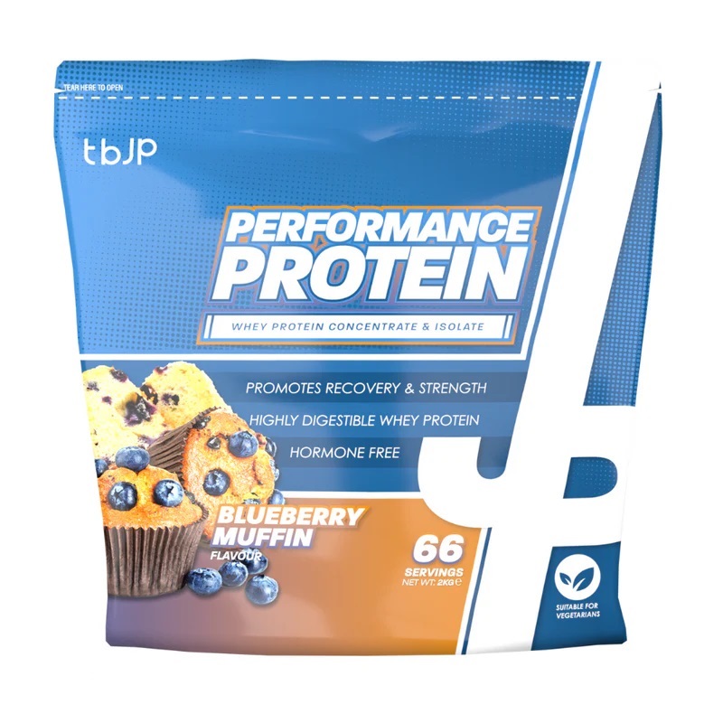 Trained by JP - Performance Protein, Blueberry Muffin (EAN 749565517744) - 2000g