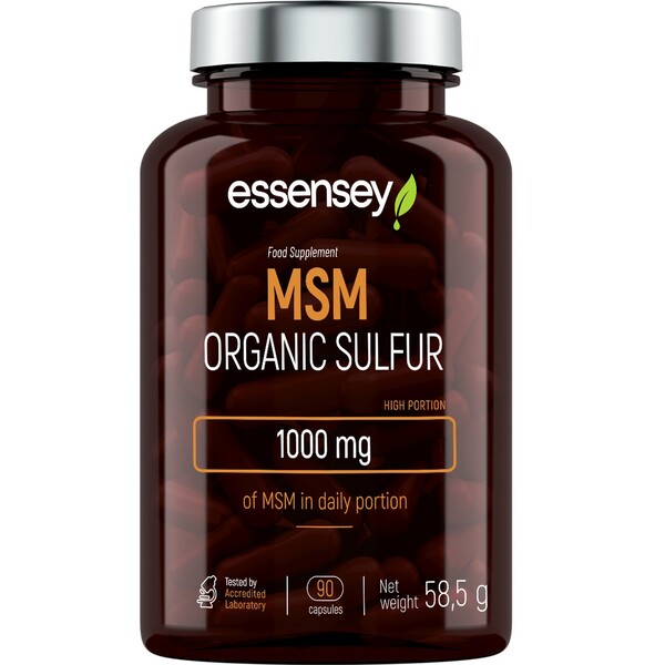 Essensey - MSM Svovl 1000 mg, 90 kapsler