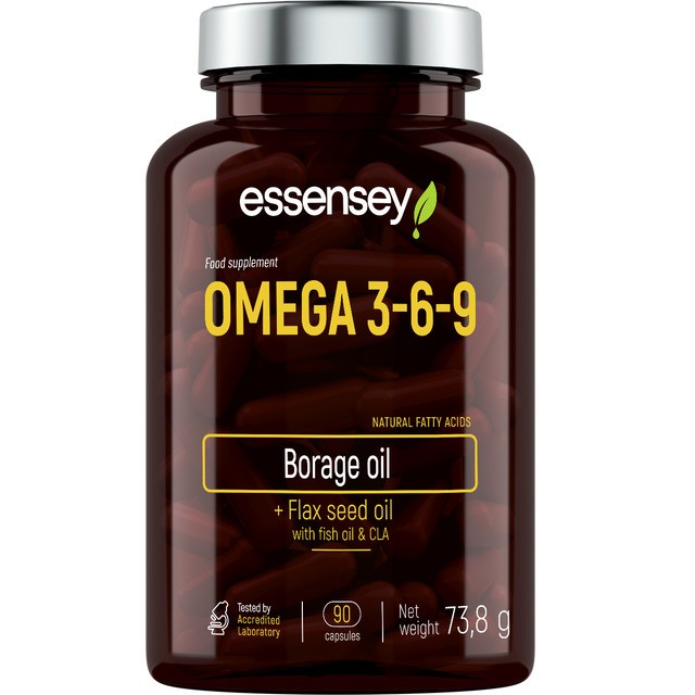 Essensey - Omega 3-6-9, 90 kapsler