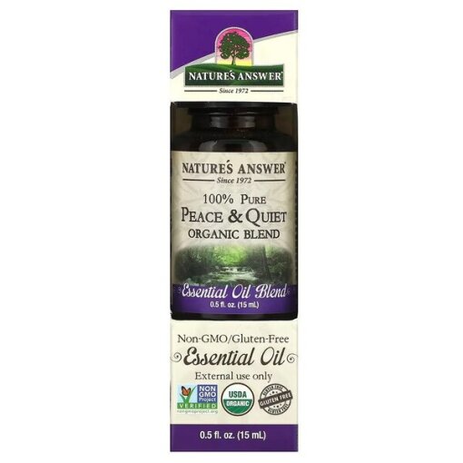 Nature's Answer - 100% Pure Peace & Quite Blend Essential Oil - 15 ml.