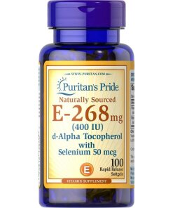 Puritan's Pride - Naturally Sourced Vitamin E with Selenium
