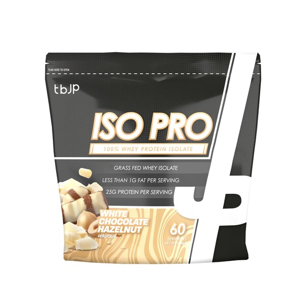 Trained by JP - Iso Pro, White Chocolate Hazelnut - 1800g