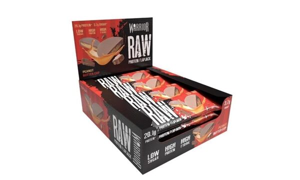 Warrior - Raw Protein Flapjack, Peanut Butter Cup - 12 bars