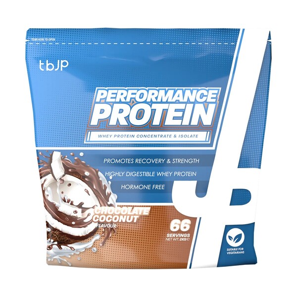 Trained by JP - Performance Protein, Chocolate Coconut - 2000g