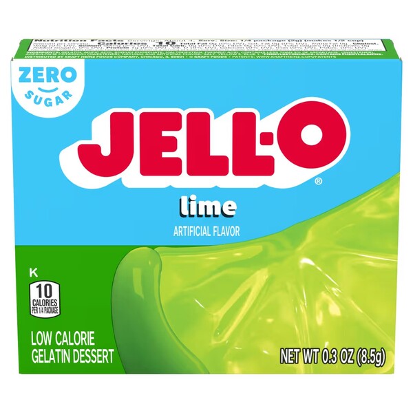 Jell-O - Sukkerfri Gelatindessert Lime 8,5g