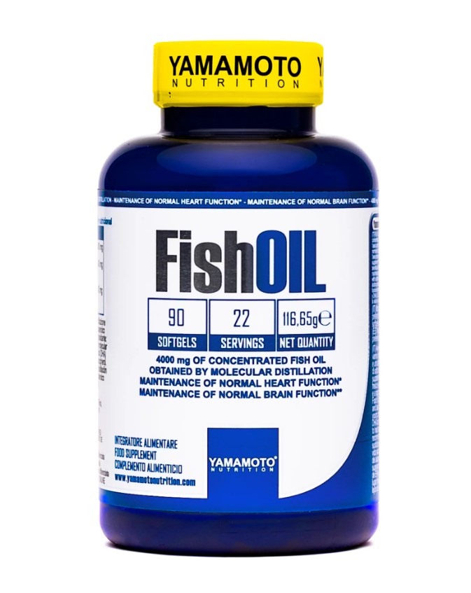 Yamamoto Nutrition - Fish Oil - 90 softgels billede