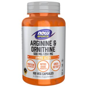 Arginine & Ornithine 500 mg / 250 mg Veg Capsules