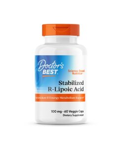 Doctor's Best Stabilized R-Lipoic Acid with BioEnhanced Na-RALA