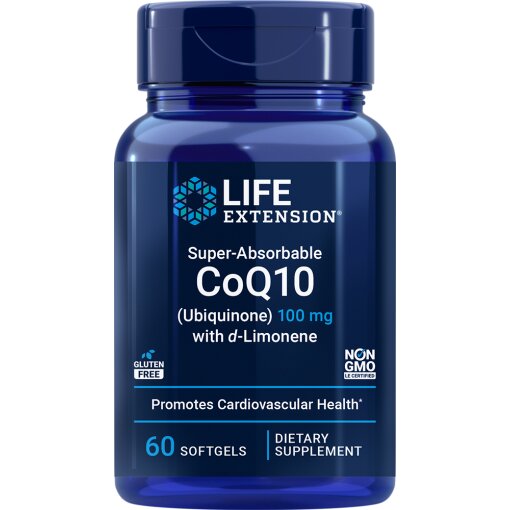 Eco Supplements - CoQ10 (Ubiquinone) with d-Limonene