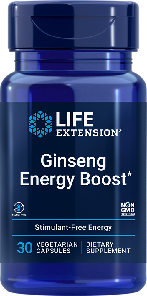 Life Extension - Ginseng Energy Boost 30 vcaps