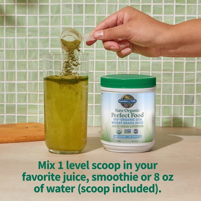 Have af Livet - Rå Økologisk Perfekt Mad 100% Økologisk USA Hvedegræssaft - 240g - Billede 3