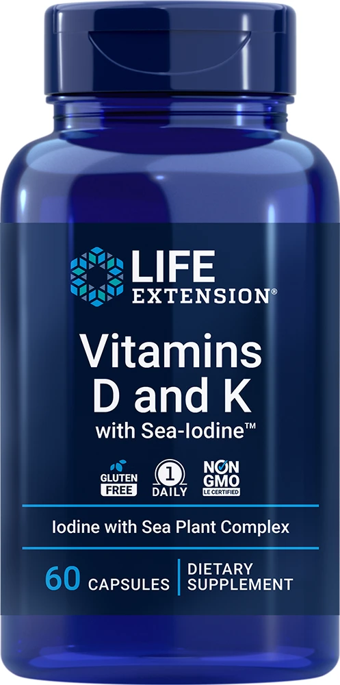 Eco Supplements - Vitamins D and K with Sea-Iodine™