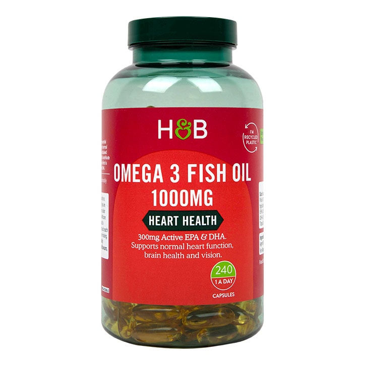Holland & BarrettOmega 3 Fish Oil 1000mg 240 Capsules(1379)Heart HealthEveryday Health