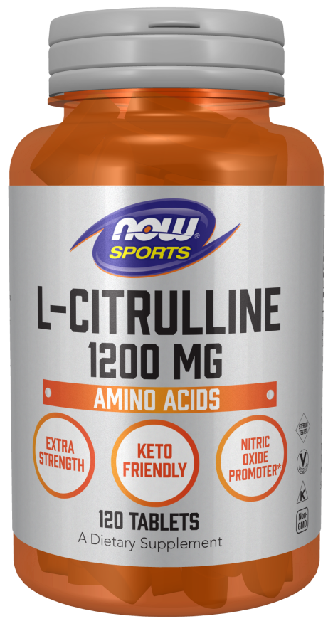 NOW Foods - L-Citrulline, 1200mg Extra Strength - 120 tabs