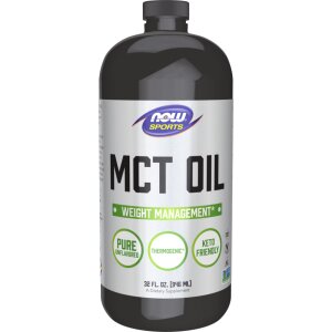 MCT Oil Liquid in Plastic Bottle