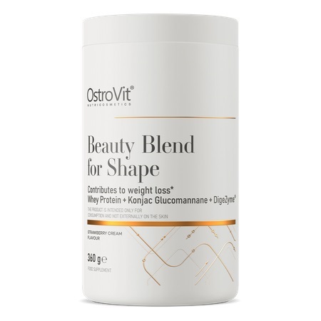OstroVit - Beauty Blend for Shape, Strawberry Cream - 360g