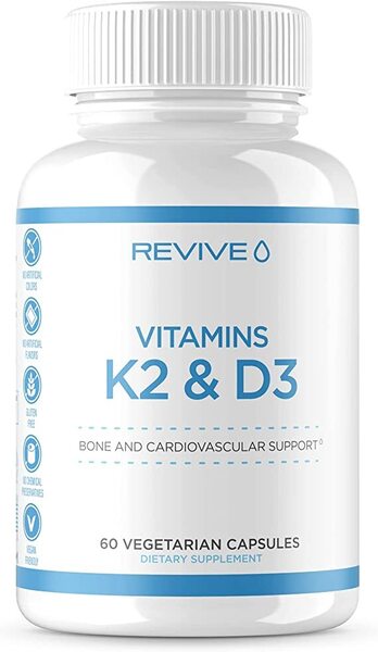 Revive - Vitamins K2 + D3 - 60 vcaps