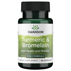 SWANSON FS Turmeric + Bromelina 60kaps