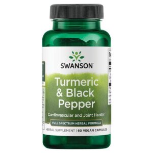 SWANSON FS Turmeric Czarny pieprz 60 kaps