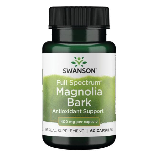 SWANSON Full Spectrum Magnolia Bark 400mg 60kaps