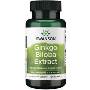 SWANSON Ginkgo Biloba ekstr GinkgoSelect 60mg 120k