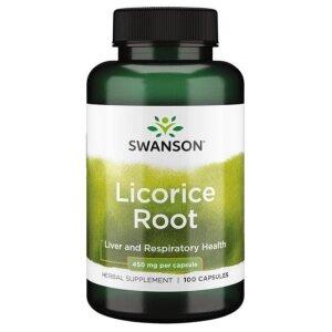 SWANSON Licorice ( Lukrecja) 450mg 100caps