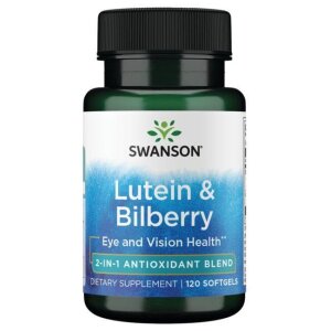 SWANSON Luteina+ Borówka 120 sgels