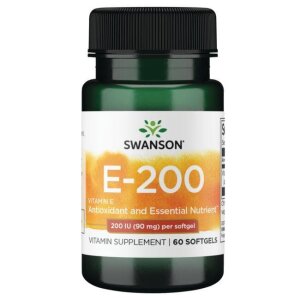 SWANSON Witamina E 200IU 60kaps