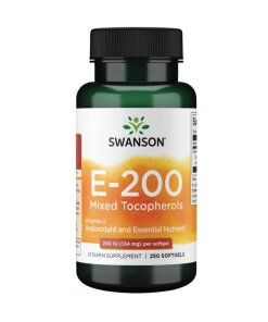 SWANSON Witamina E mieszanka 200IU 250 sgels