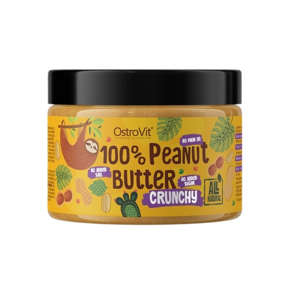 OstroVit - 100% Peanut Butter, Crunchy - 500g