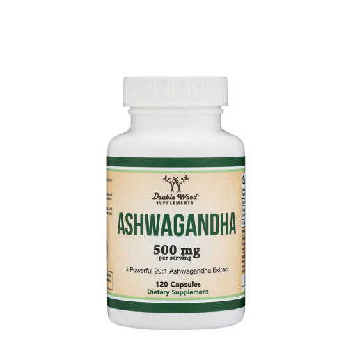Double Wood Supplements Ashwagandha (120 Capsules)